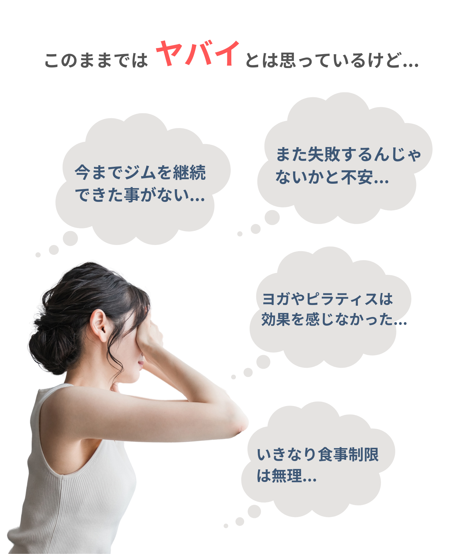 このままではヤバいと思っているけど
